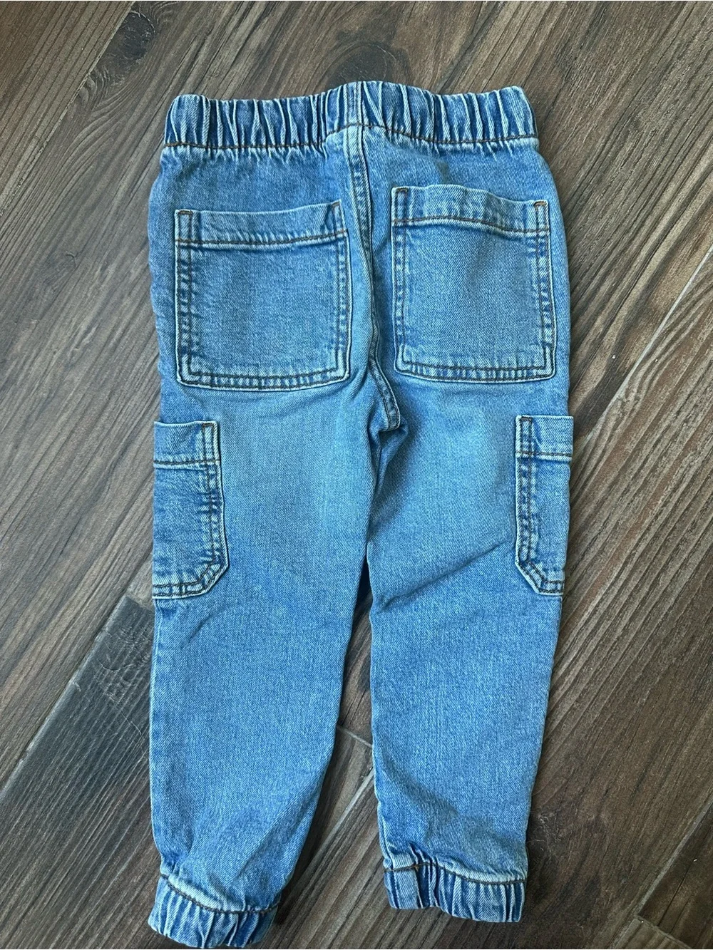 Kids Denim Cargo Joggers & Straight leg Jeans old navy/ Cat & Jacki Bundle Size